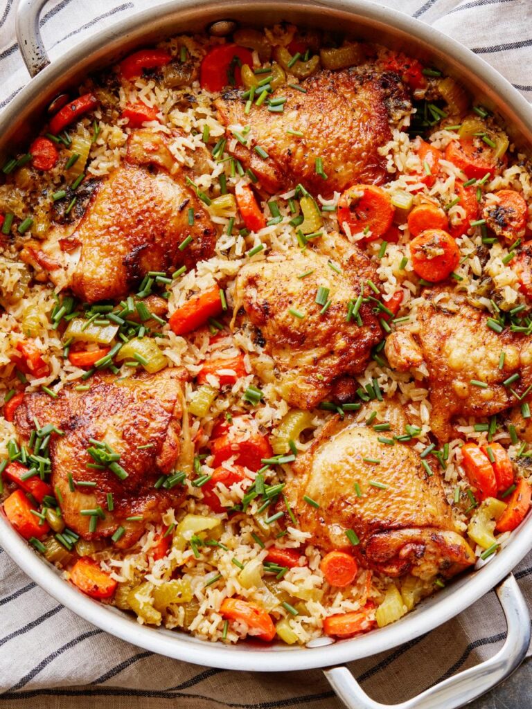 baked chicken rice recipes