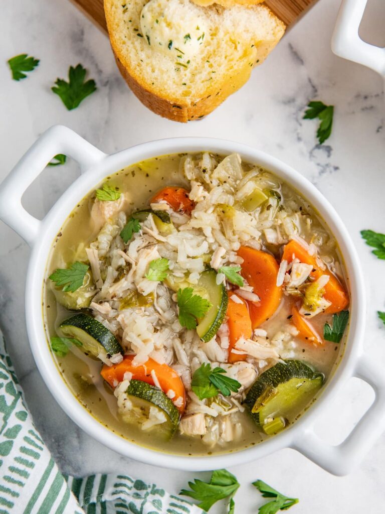 chicken broth rice recipe