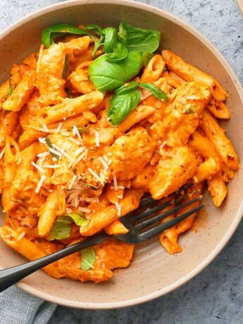 penne alla vodka with chicken recipe